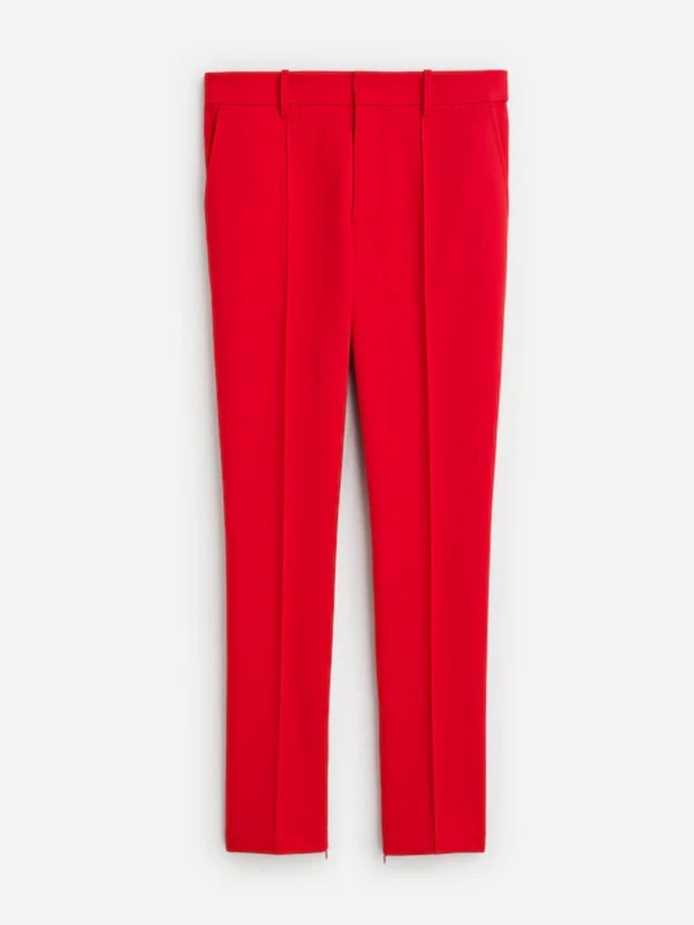 Madewell Mid-Rise Slim Ankle Pant Bright Cherry Size 8 NWT